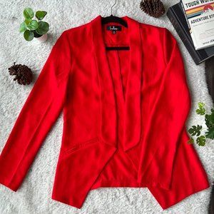 Miss Punctuality Lightweight Blazer - Red